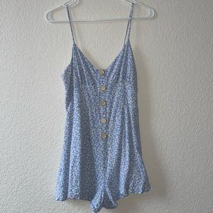 Azoe Blue Romper Size Small